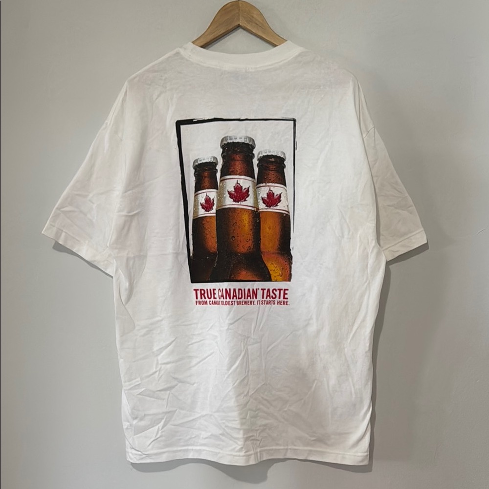 Vintage Molson Canadian Beer T-Shirt / XL / 2000s / True Canadian Taste